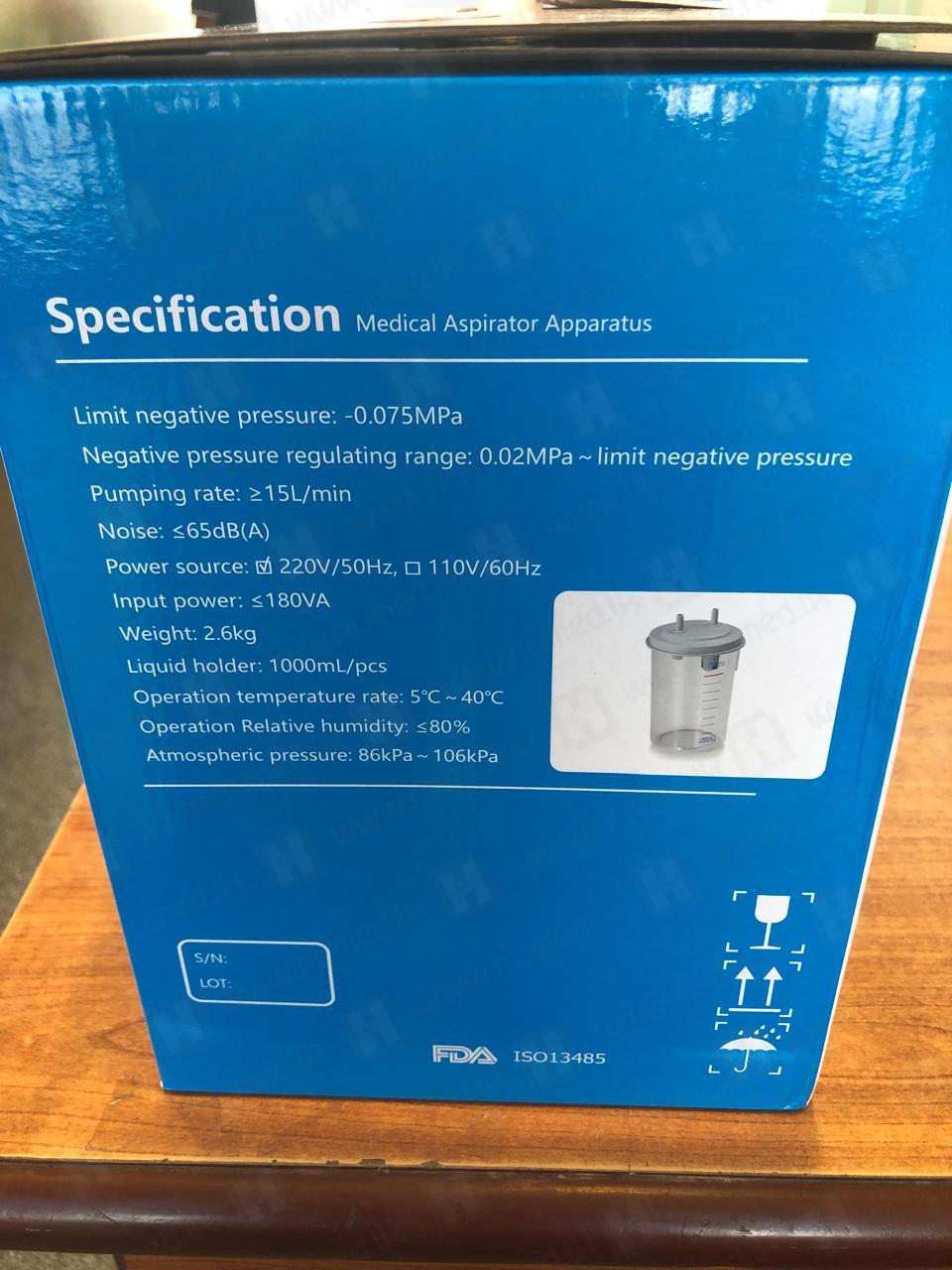 DTAN Portable Phlegm Aspirator Apparatus - Suction Machine 3 Suction machine sri lanka Dtan Suction Unit